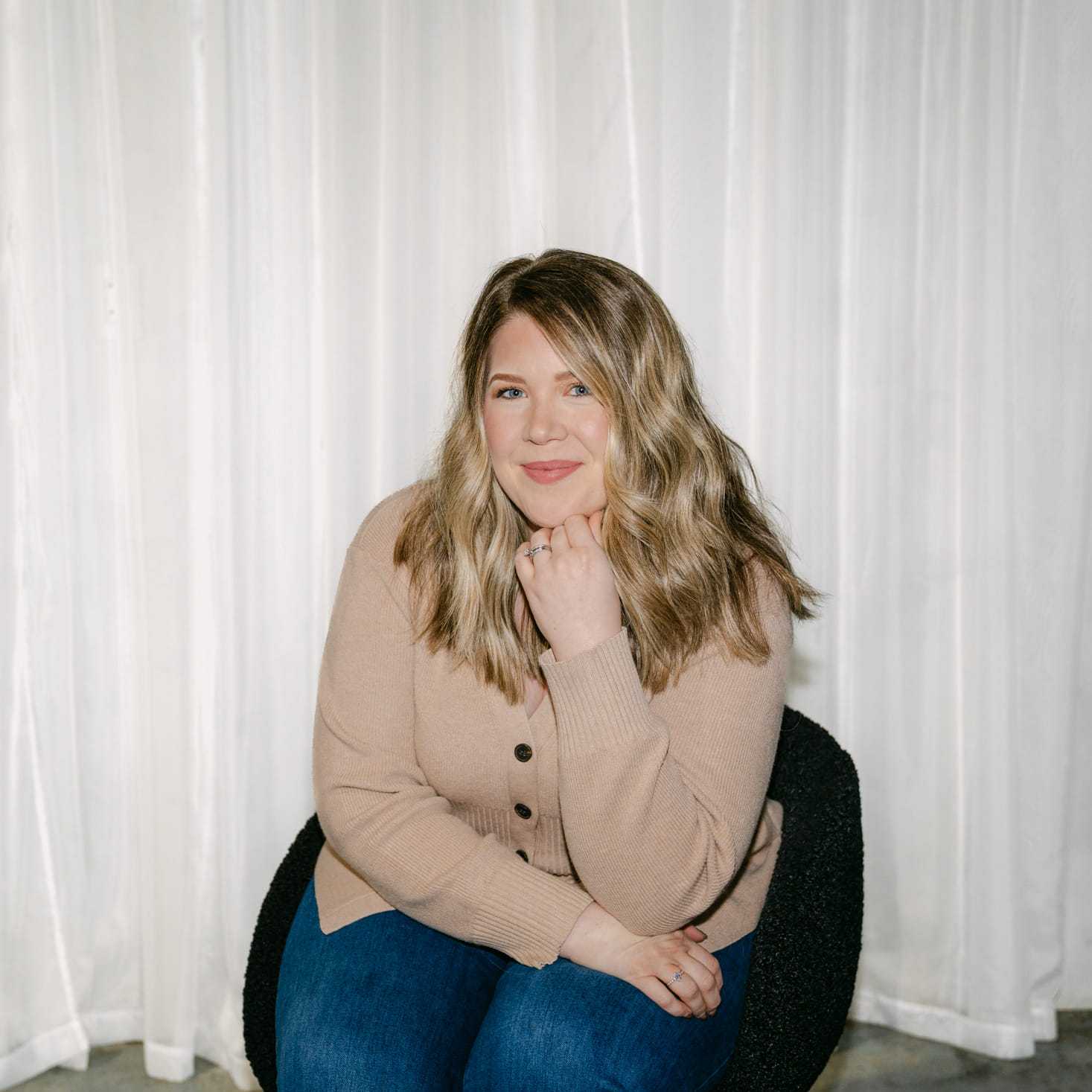 Portrait of Anne Lorentzen, a professional stylist at Chromatique Salon, showcasing their expertise and style.