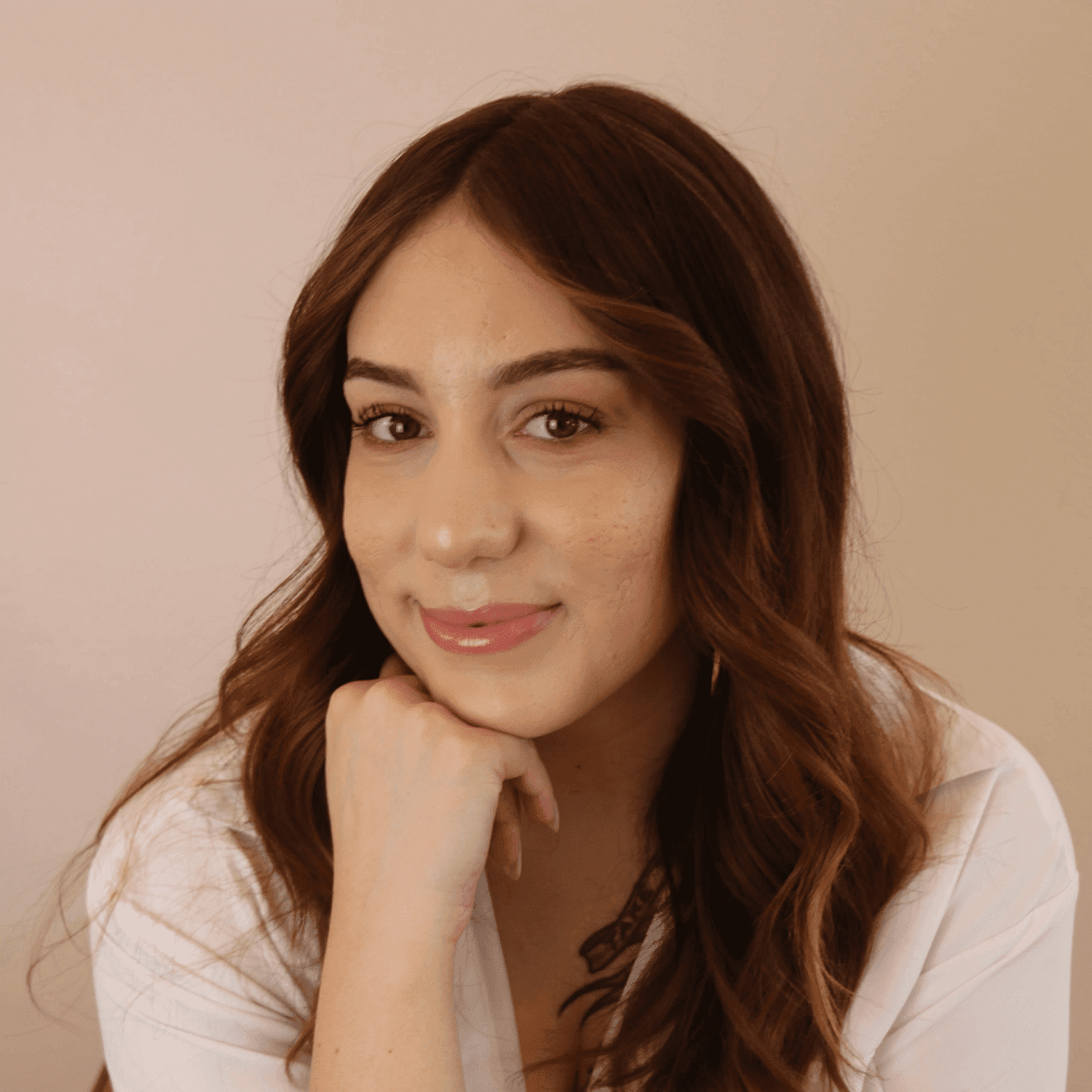 Portrait of Melissa Hawkins, a professional stylist at Chromatique Salon, showcasing their expertise and style.